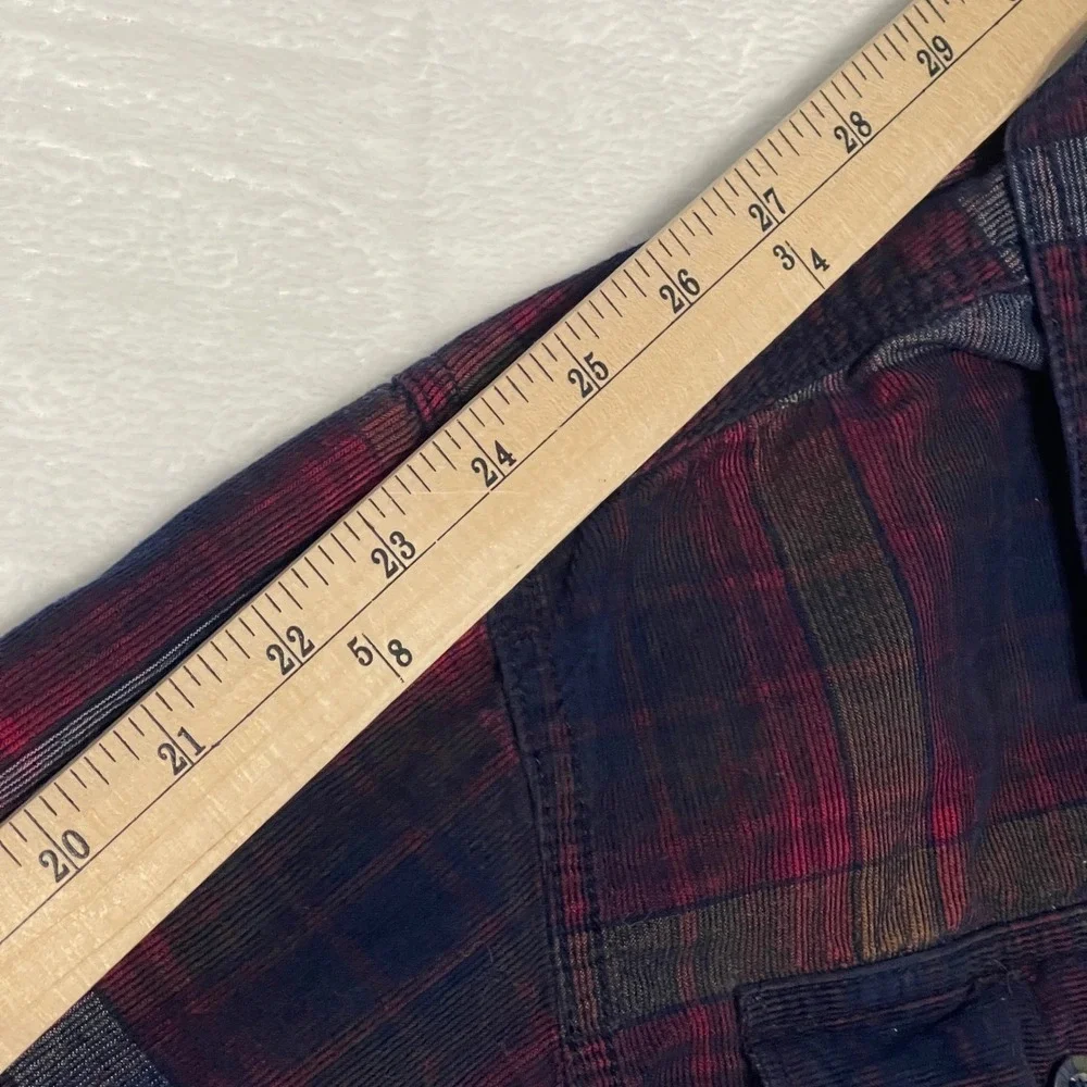 Columbia Men's Plaid Long‎ Sleeve Button Up Shirt M Corduroy Flannel 100% Cotton